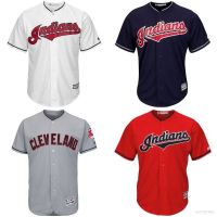 High volume jerseys HOT MLB Cleveland Indians Baseball Jersey Shirt Classic Cardigan Jersey Casual Sport Unisex Plus Size Sweatshirt