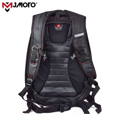 Motorcycle Helmet Bag Carbon Fiber Motorcycle Bag Waterproof High Capacity Reflective Cycling Luggage Motorbike Bag Rain Cover