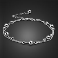 【CW】♘✷  925 Sterling Beach Foot Anklet Chain Anklets the leg Jewelry