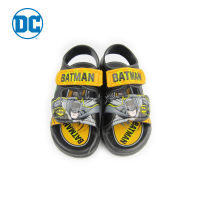 Shou Group Kids PVC sandals with Batman pattern Black colour รองเท้าแตะสวม PVC รัดส้นสำหรับเด็ก ลายแบทแมน สีดำ