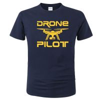 ใหม่ Drone Pilotuav สนุกพิมพ์เสื้อยืด ฤดูร้อนผ้าฝ้ายแขนสั้น O คอเสื้อผ้าผู้ชายแบรนด์เสื้อยืดบวกขนาดยอดนิยม