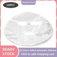 100Pcs Full Face Cleaner Mask Paper Disposable Plastic Paper Masks Facial Beauty Healthy Tool