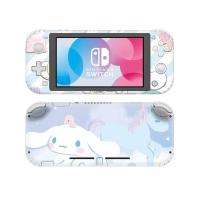 Cinnamoroll Laurel สติกเกอร์รูปลอกชุดสุนัขสำหรับ Nintendo Switch Lite Console Protector Mini Nintendo Switch Lite สติกเกอร์ติดผิว