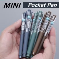 MINI Pocket Gel Pens Portable Large-capacity Short Pen Morandi Classic Pen