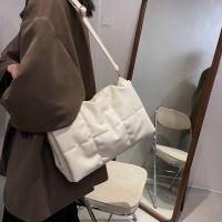 Winter Autumn Shopper Shoulder Bag Fashion Solid Color Messenger Handbags Large Capacity Soft PU Leather Shopper Tote Bags