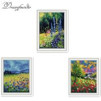 【hot】 A brilliant flower  cross stitch kit 14ct 11ct count print stitches embroidery handmade needlework