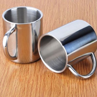 hotx【DT】 220/300/400ml water bottle Outdoor Camping Hiking Mug Cup Office School