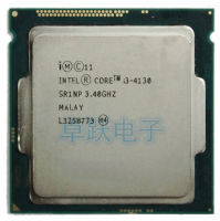 ZZOOI Original Intel Core Processor I3 4130 I3-4130 LGA1150 22 nanometers Dual-Core 100% working properly Desktop Processor