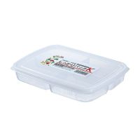 2Pcs Freeze Meat Compartment Food Sub-Packed Ginger Preparation Dishes Freeze Crisper Container Egg Storage Box Refrigerator