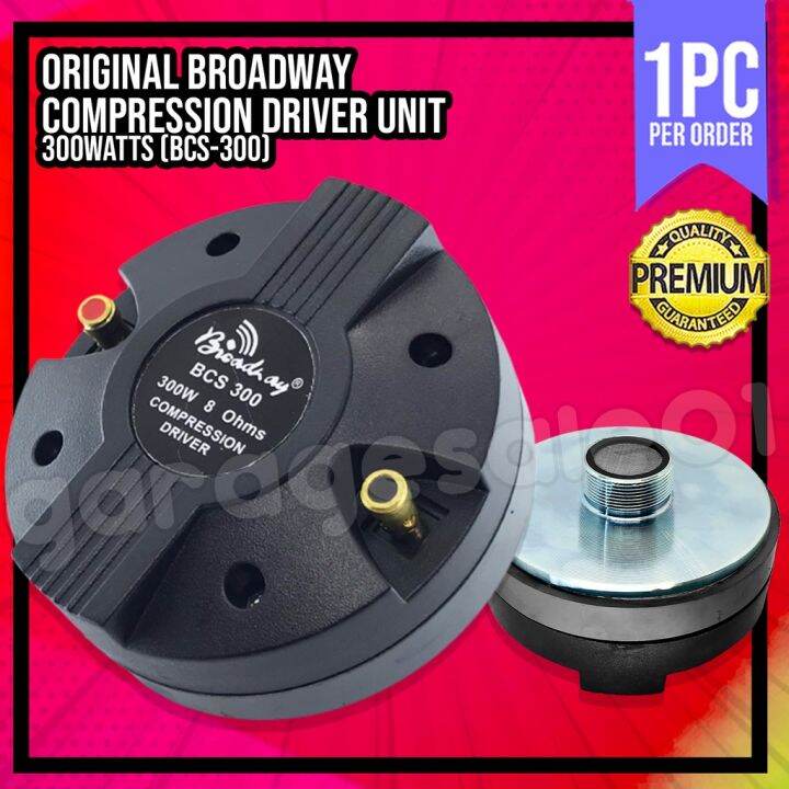 ♡Broadway BCS300 Compression Driver Unit Tweeter Heavy Duty⚘ Lazada PH