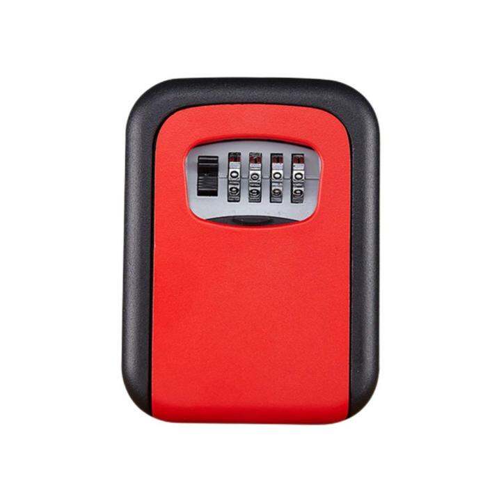 Password Key Box Waterproof Indoor Outdoor Key Safe Box 4 Digit ...