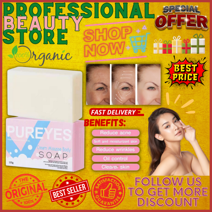 🌸🌸ORIGINAL PURE EYES AMINO ACID CREAM SHOWER GEL WHITENING PERFUME BODY