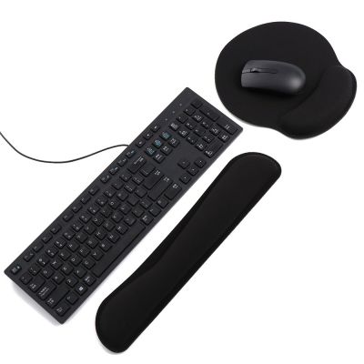 Gaming Mouse Mat Wrist Rest Keyboard Pad Ergonomic Wrist Support Cushion Memory Foam Mice Mat For PC Laptop Keyboard Accessories