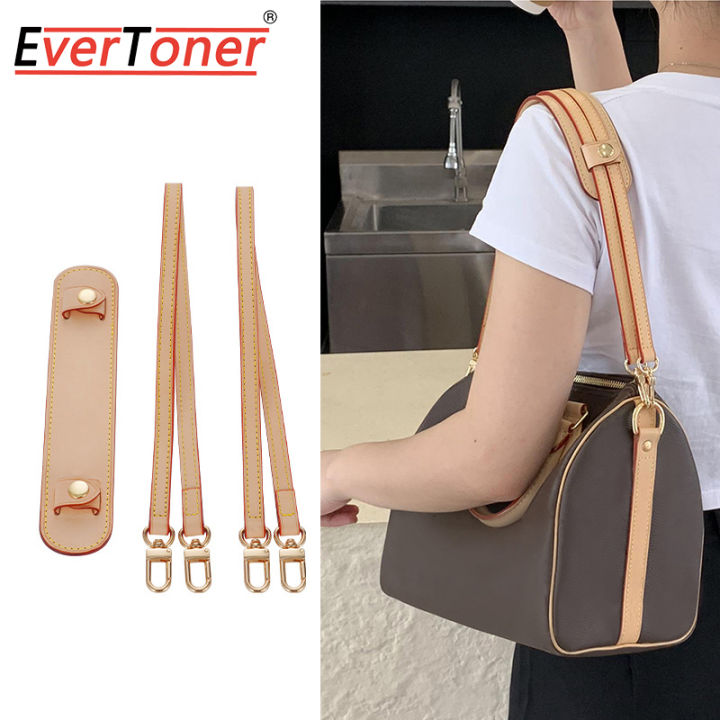 EverToner 60cm Bag Strap for LV-Speedy 20 25 30 Shoulder Straps Genuine  Leather Crossbody Long Bags Belt Shoulder Strap Pad Bag Accessories