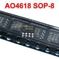 10pcs AO4618 SOP-8 4618 SOP8 SMD MOSFET ใหม่เดิม