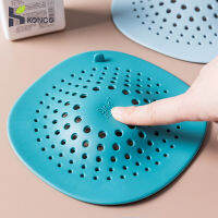 Konco new Sink Drainer  Silicone Filter Bathtub Hair Catcher Stopper Trapper Drain Hole Filter Strainer for Bathroom Kitchen Toilet  Anti clogging Plu