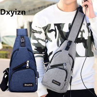 กระเป๋าสะพายข้างผู้ชาย กระเป๋าคาดเอว Mens sports durable multi-function outdoor casual fashion chest bag