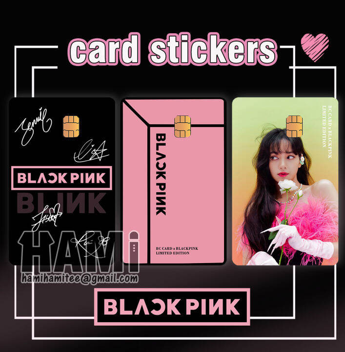 BLACKPINK CARD STICKER (VERSION 2) - BLACKPINK TNG STICKER - BLACKPINK ...