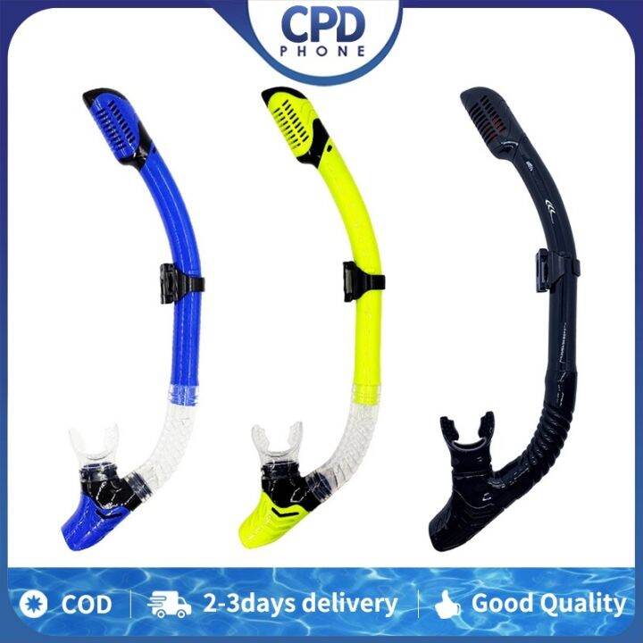 Silicone Mouthpiece Diving Breathing TubeSwimming Breather SnorkelBlue ...