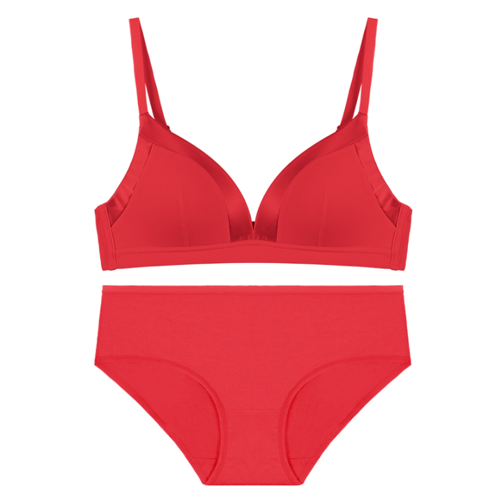 Big red underwear, female wedding bride's animal year, seamless small