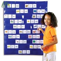 【สินค้ามีจำหน่าย Standard Pocket Chart Education Learning Teaching for Home Scheduling Classroom SHL