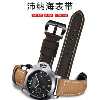 ▶★◀ Suitable for Crazy Horse leather watch strap Suitable for Panerai genuine leather watch strap Handmade cowhide mens Panerai 22 24 26mm