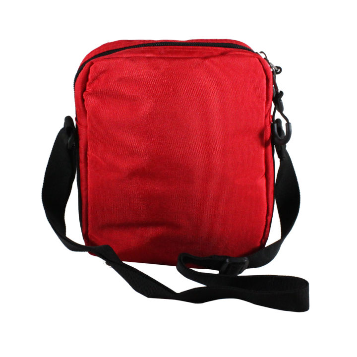 ducatiกระเป๋าสะพายข้างพาดลำตัวสีแดงลิขสิทธิ์แท้ดูคาติ-dct49-118