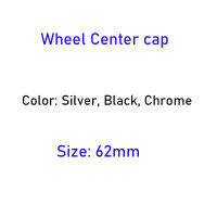 20pcs 62mm Silver Black Chrome Car Wheel Center Caps Car Rim Repair Hub Cap Covers Sticker For Corolla Car Accessories