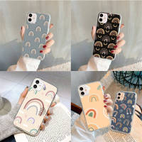 F-178 rainbow อ่อนนุ่ม TPU เคสโทรศัพท์ หรับ Samsung Galaxy Note Ultra A30 A70S A50 S21 A20S A70 A50S S10 20 A30S A20 S10E FE S20 Plus Lite โปร่งใส ปก