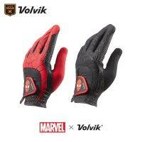 ◇ เกาหลีใต้ ถุงมือกอล์ฟ Volvik Marvel Joint Spiderman Mens Breathable Non-slip Golf Left Hand Single