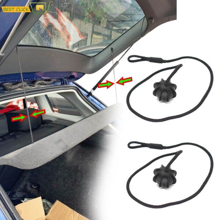 2pc Car Parcel Shelf String Cord Tonneau Cover Strap For VW Golf MK5