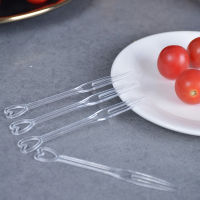 [The Fayshow] 150 PCS MINI Fruit Fork ส้อมพลาสติกทิ้งสำหรับ PARTY cake Fruit Forks