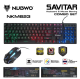 NUBWO NKM-623 ชุดไฟทะลุอักษร Keyboard+mouse combo set SAVITAR NKM-623