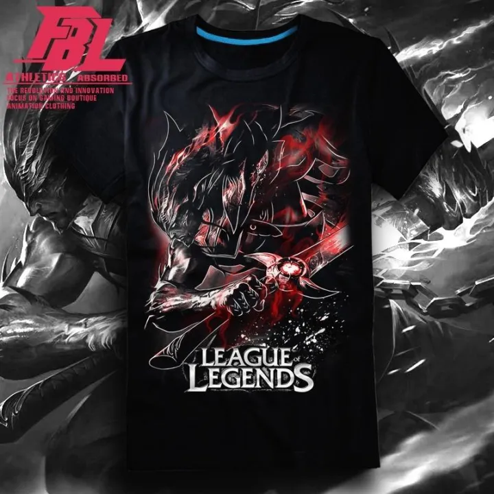 Riven the Exile League of Legends LOL Mens Fashion T-Shirt Punk Rock Short  Sleeve T Shirts Casual Summer Dress Funny Printed Tops