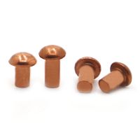 Copper Solid Round Head Rivet Self plugging Rivet Button Round Head Solid Rivet GB867 M1.5 M2.0 M2.5 M3 M4 M5 M6 M8