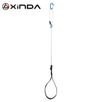 XINDA Professional ปรับ Weing ห่วงเท้าปีนเขาโพลีเอสเตอร์ Light Dinima Ascender เข็มขัดอุปกรณ์ Band Rock Climb Equipment