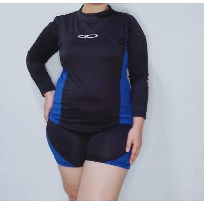 ชุดชุดว่ายน้ำสำหรับผู้หญิงชุดว่ายน้ำสตรีเซ็กซี่2023ชุดว่ายน้ำขนาดพิเศษ Rash Guard - L To 2 XL - Women Terno-Swimwear-ชุดชายหาด-Sale