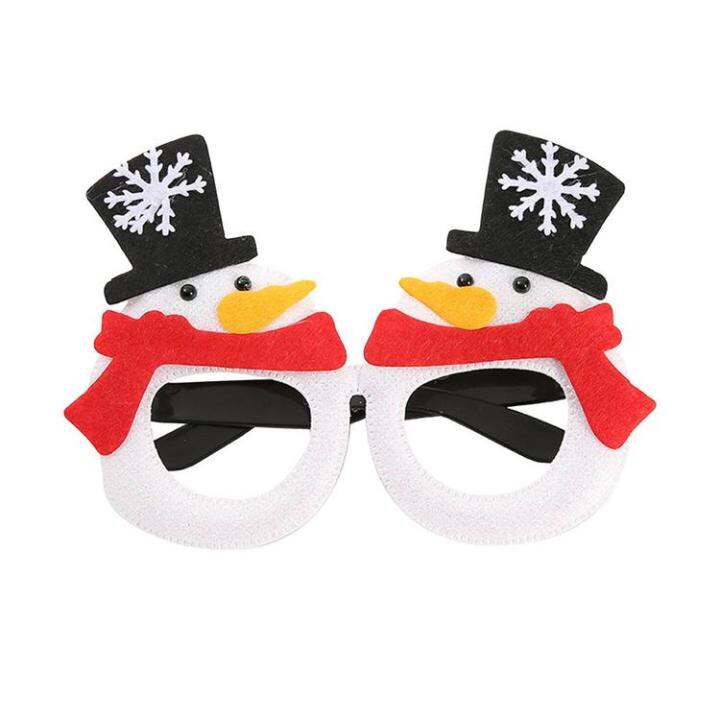 christmas-glasses-funny-snowman-sunglasses-frames-christmas-costume-accessory-for-festival-celebration-evening-party-for-women-men-kids-graceful