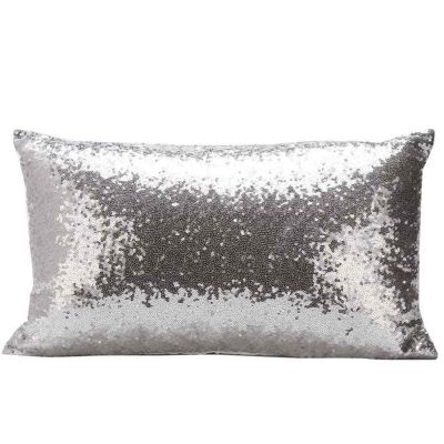 Rectangle Pillowcase,Solid Color Glitter Sequins Throw Pillow Case Cafe Home Festival Decor Car Sofa Cushion Covers