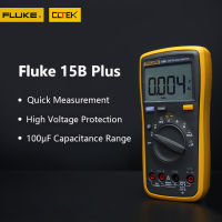 Fluke 15B Plus Professional Inteligent Multimeter Digital Multi Tester Current Polymeter Transistor Smart Electronic Meter