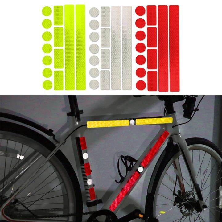 Bikes Reflective Tape Bicycle Motorcycle Night Riding Safety Reflector