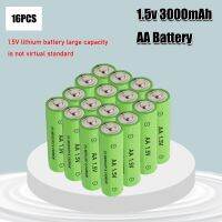 【Cod】 Green Street 1.5V 3000Mah AA อัลคาไลน์ชาร์จได้3000Mah 1.5V AAA สำหรับไฟฉายชาร์จได้