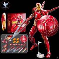 ? โมเดล  IRON MAN MARK L งานแท้ลิขสิทธิ์ ZD Toys? สูงประมาณ 19 cm. ขยับเปลี่ยนมือ Action ต่างๆได้ สีเมทัลลิค สวยสุดยอด