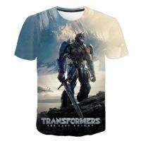 2023 New Transformers 3d Printed T Shirt MenClothing Summer Short Sleeve Robot T-shirtTops Tees