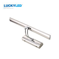 LUCKYLED 7W led mirror light with switch wall mounted bathroom lamp AC110 - 220V stainless steel 40CM indoor wall lamp