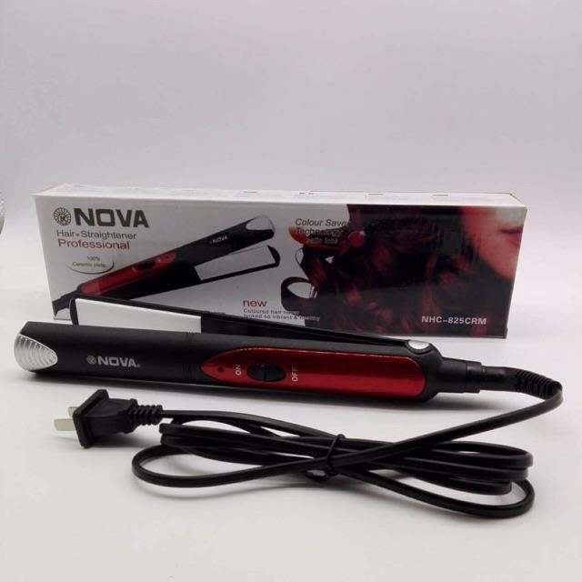 NOVA NHC825 Professional Ceramic Hair Straightener Iron watsons casio