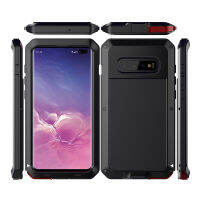 เหมาะสำหรับ Samsung S23สามเคสปกป้องสี่มุม Note10ป้องกันการตก Huawei P30โลหะเต็มรูปแบบเคสโทรศัพท์ S21FE