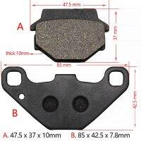 ด้านหลังรถจักรยานยนต์ผ้าเบรคสำหรับ Derbi Senda50 Senda 50 Dxr200 Dxr 200 Drd แข่ง Sm Senda50 2011-2012แผ่นดิสก์เบรก