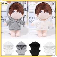 VJDA ของเล่นเด็ก สำหรับตุ๊กตา1/12BJD อุปกรณ์เสื้อผ้า เสื้อผ้ามีฮู้ด ท็อปส์ซู เสื้อฮู้ดแฮนด์เมด ชุดเสื้อกันหนาว