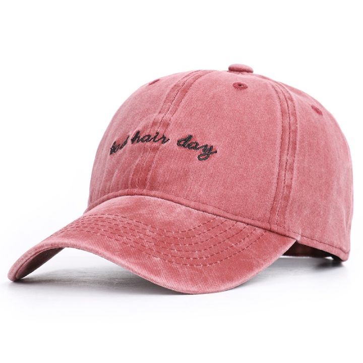 2023-new-fashion-gtjie-hot-letters-bad-hair-day-baseball-cap-mens-womes-unisex-outdoor-hat-western-style-canvas-cowgirl-sunshade-accessory-contact-the-seller-for-personalized-customization-of-the-logo